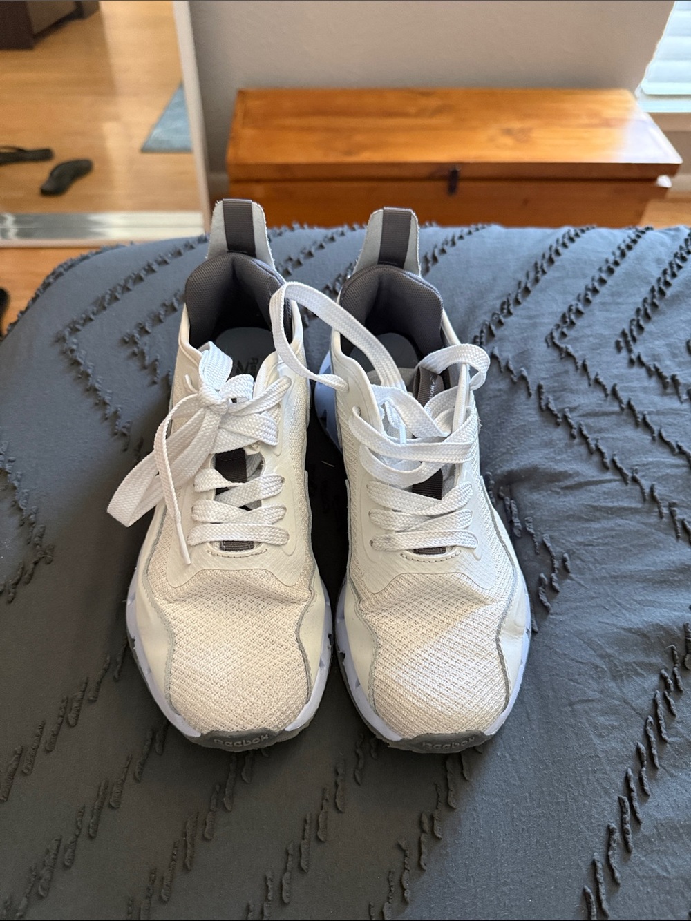 White Athletic Sneakers - Lightweight Comfort